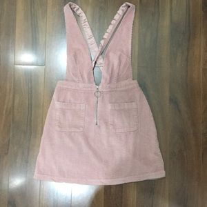 Corderoy overall skirt